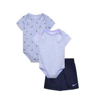 Nike Nkn Essent Stripe Swooshfetti Set - Blue - 86