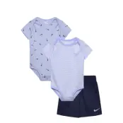 Nike Nkn Essent Stripe Swooshfetti Set - Blue - 92