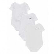 Nike Nkb 3Pk Swoosh Bodysuit Vit