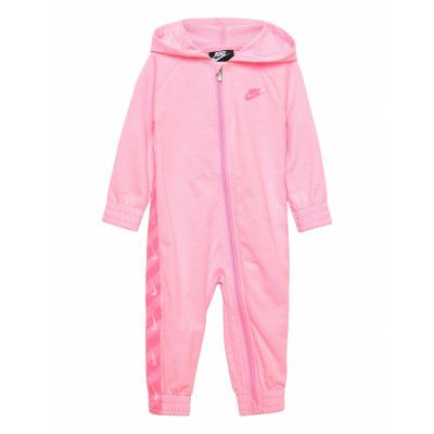Nkg Bff Coverall Långärmad Bodysuit Rosa Nike