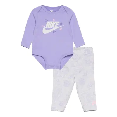 Nkg Bodysuit Pant Set 2-piece Sets Lila Nike