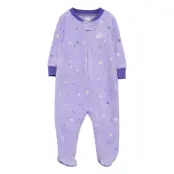 Nkg Microfleece Ft Coverall Långärmad Bodysuit Lila Nike