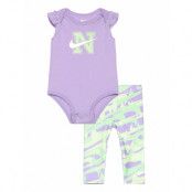 Nkg Prep In Your Step Bodysuit Bodysuits Short-sleeved Purple Nike