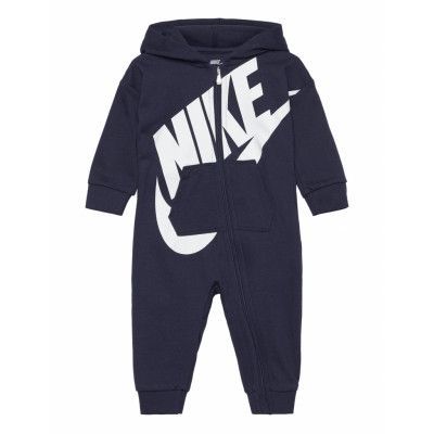 Nkn All Day Play Coverall / Nkn All Day Play Coverall *Villkorat Erbjudande Långärmad Bodysuit Marinblå Nike
