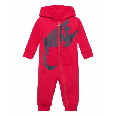 Nkn All Day Play Coverall / Nkn All Day Play Coverall *Villkorat Erbjudande Långärmad Bodysuit Röd Nike