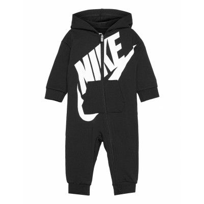Nkn All Day Play Coverall / Nkn All Day Play Coverall *Villkorat Erbjudande Långärmad Bodysuit Svart Nike