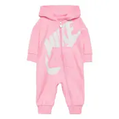 Nkn All Day Play Coverall Långärmad Bodysuit Rosa Nike