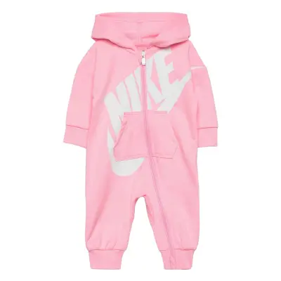 Nkn All Day Play Coverall Långärmad Bodysuit Rosa Nike