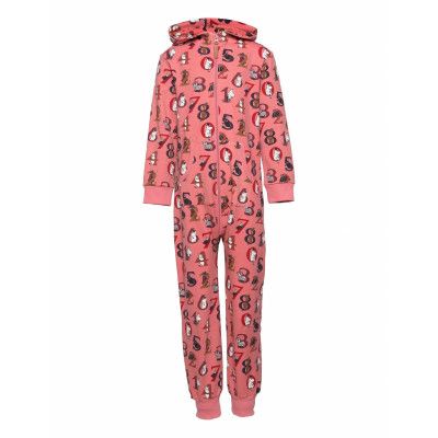 Numbers Overall Långärmad Bodysuit Rosa Martinex