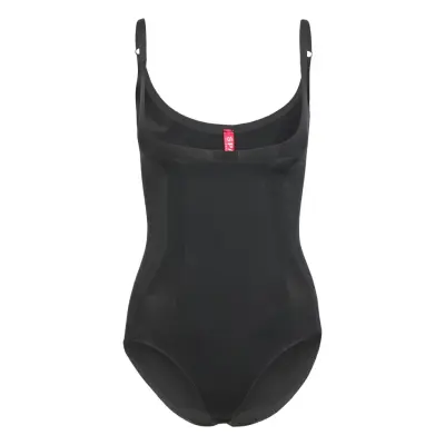 Oncore Open-Bust Panty Bodysuit Topp Svart Spanx