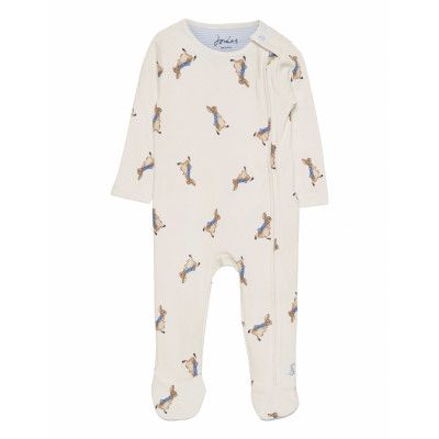 Peter Rabbit Zippy Långärmad Bodysuit Vit Joules