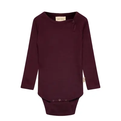 Petit Piao Body L/S Modal - Burgundy - 68