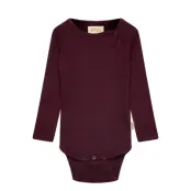 Petit Piao Body L/S Modal - Burgundy - 80