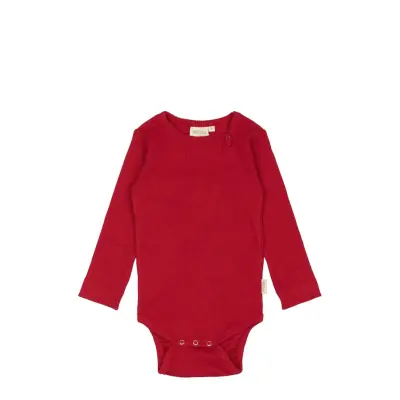 Petit Piao Body L/S Modal - Red - 92