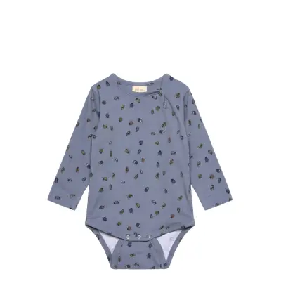 Petit Piao Body L/S Printed - Blue - 62
