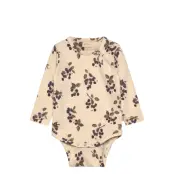 Petit Piao Body L/S Printed - Cream - 68