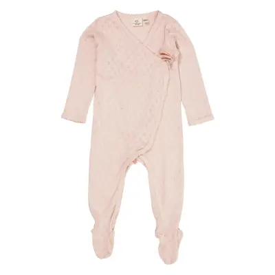 Copenhagen Colors Pointelle Cross-Over Full Body Rosa