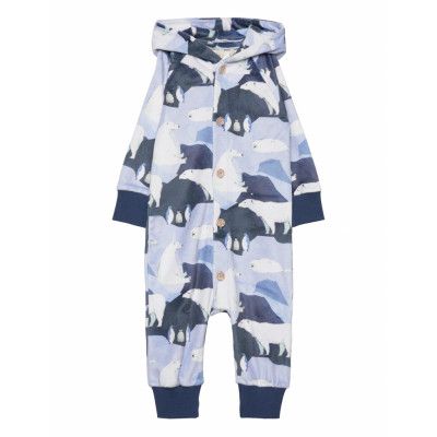 Ma-ia Family Polar Velour Overall Blå