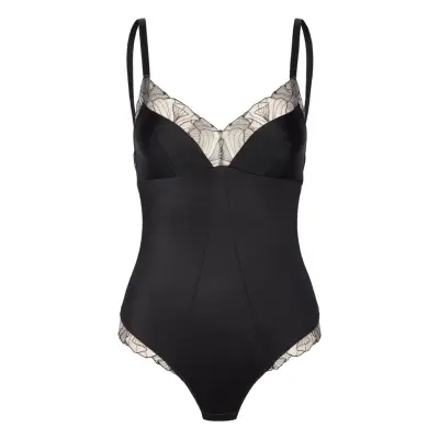 CHANTELLE Pulp Tattoo Love Bodysuit Svart