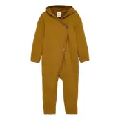 Quilt Suit Långärmad Bodysuit Brun Müsli By Green Cotton