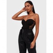 Rare London Diamonte Mesh Reglan Body Bodys
