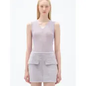 REMAIN Birger Christensen Bodysuit With Cutlines - Purple - 40