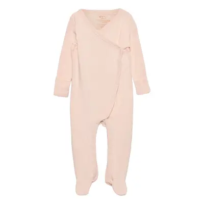 Rib Jersey Full Body Crossover Pyjamas Sie Jumpsuit Rosa Copenhagen Colors