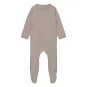 Rib Jersey Full Body W. Back Opening *Villkorat Erbjudande Långärmad Bodysuit Beige Copenhagen Colors