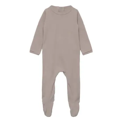 Rib Jersey Full Body W. Back Opening *Villkorat Erbjudande Långärmad Bodysuit Beige Copenhagen Colors