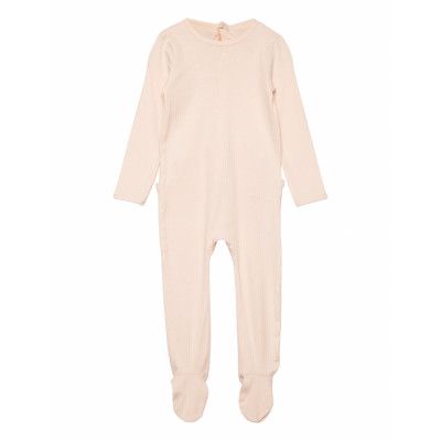 Copenhagen Colors Rib Jersey Full Body W. Back Opening Kräm