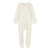 Rib Jersey Full Body W. Back Opening *Villkorat Erbjudande Långärmad Bodysuit Creme Copenhagen Colors