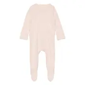 Copenhagen Colors Rib Jersey Full Body W. Back Opening Rosa