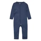 Rib Jersey Full Body *Villkorat Erbjudande Långärmad Bodysuit Blå Copenhagen Colors