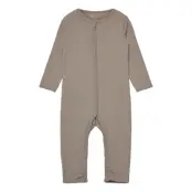 Rib Jersey Full Body *Villkorat Erbjudande Långärmad Bodysuit Grå Copenhagen Colors