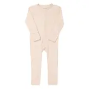 Rib Jersey Full Body *Villkorat Erbjudande Långärmad Bodysuit Rosa Copenhagen Colors