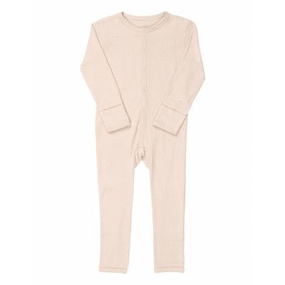 Rib Jersey Full Body *Villkorat Erbjudande Långärmad Bodysuit Rosa Copenhagen Colors