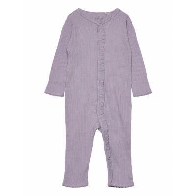 Fixoni Romper Ls Pointelle Lila