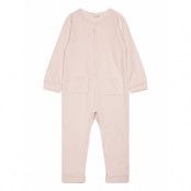 Romper Ls Sweat Långärmad Bodysuit Pink Fixoni