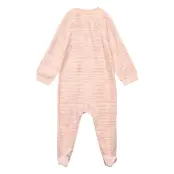 Romper Ls Velour Långärmad Bodysuit Rosa Fixoni