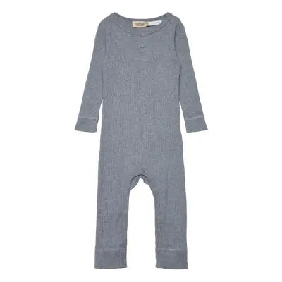 Rompy Långärmad Bodysuit Blå MarMar Cph