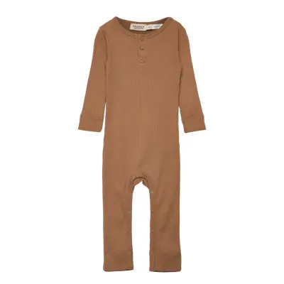 Rompy Långärmad Bodysuit Brun MarMar Cph