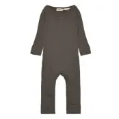 Rompy Långärmad Bodysuit Brun MarMar Cph