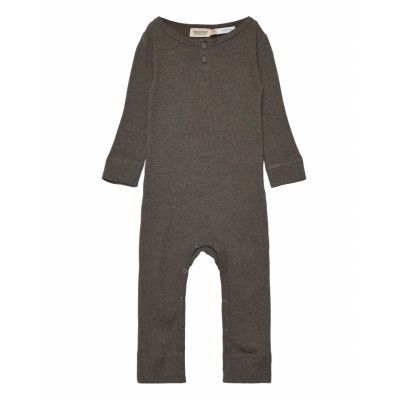 Rompy Långärmad Bodysuit Brun MarMar Cph