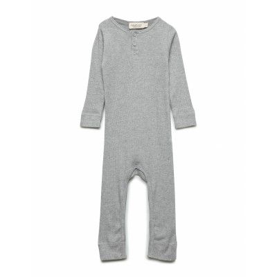 Rompy Långärmad Bodysuit Grey MarMar Copenhagen
