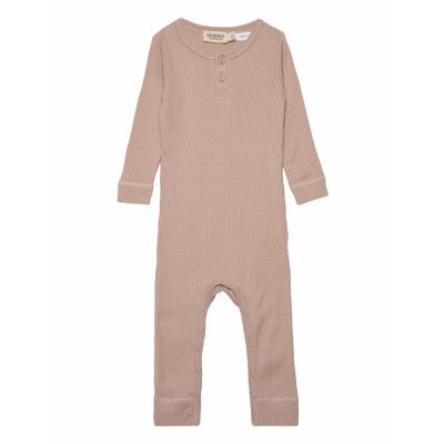 Rompy Långärmad Bodysuit Rosa MarMar Cph
