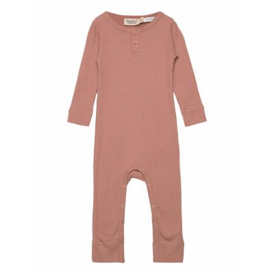 Rompy Långärmad Bodysuit Rosa MarMar Cph