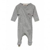 Rubetta Långärmad Bodysuit Grey MarMar Copenhagen