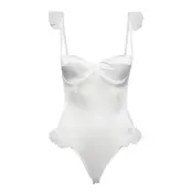 Sadie Bodysuit Bodies Slip Vit OW Intimates