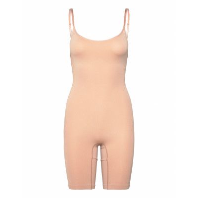 Lindex Seamless Biker Bodysuit Shapew Beige