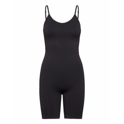 Seamless Power Bodysuit Sport Jumpsuits Black Casall